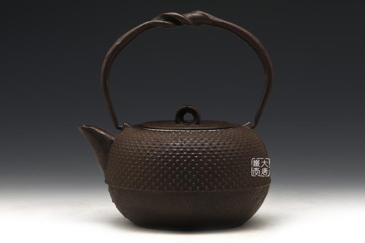 虎山工房 霰纹砂铁急须